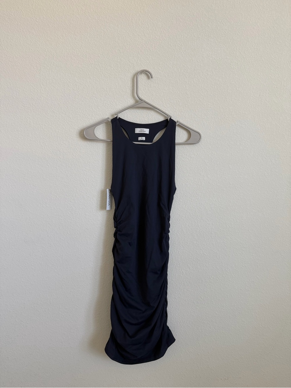 Aritzia Babaton Contour Ruched Racer Mini Dress - Picture 6 of 7